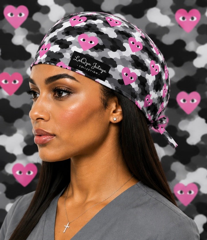 Wild At Heart Scrub Cap (PINK)