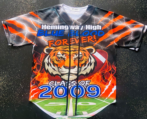 3D All Over Print Baseball Jersey