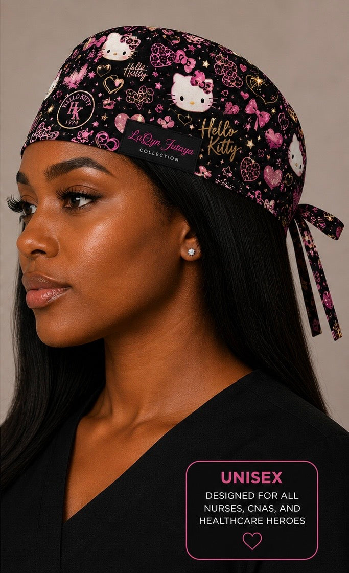 Ms.Kitty Scrub Cap