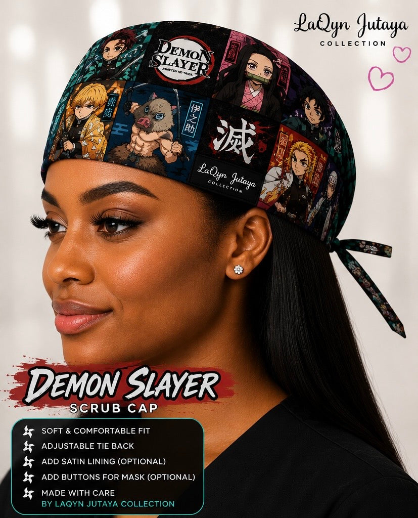 Demon Slayer Scrub Cap