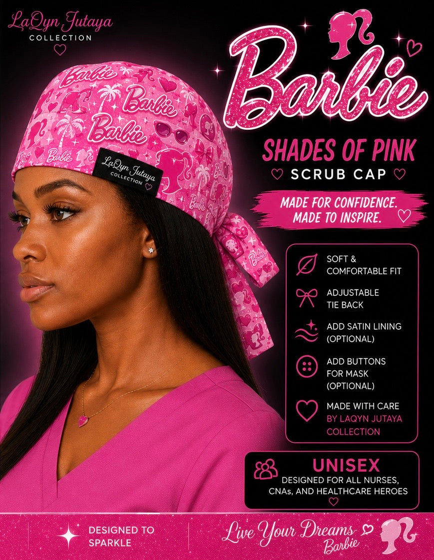 Barbie Girl Scrub Cap