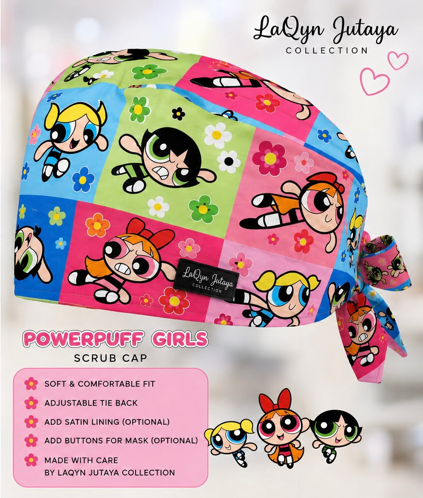 Powerpuff Girls Scrub Cap