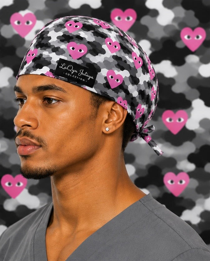 Wild At Heart Scrub Cap (PINK)