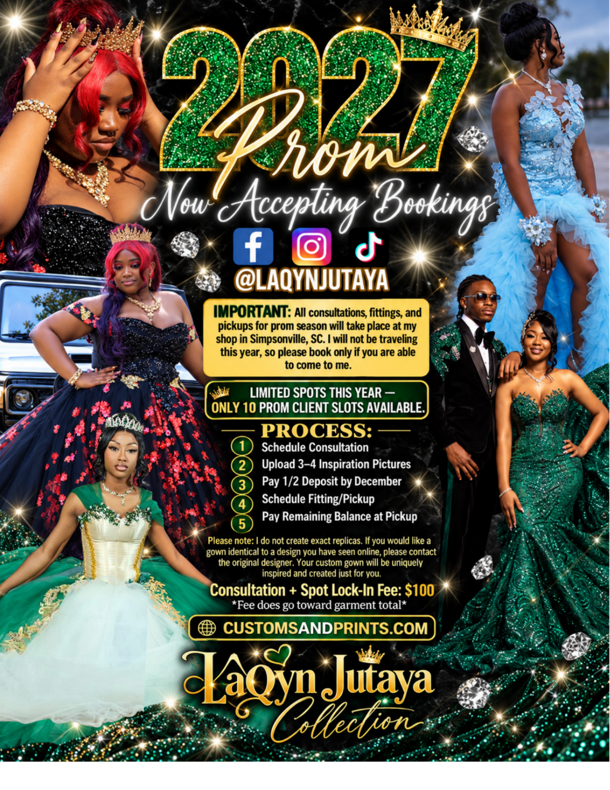 Prom 2027 Virtual Consultation + Lock In