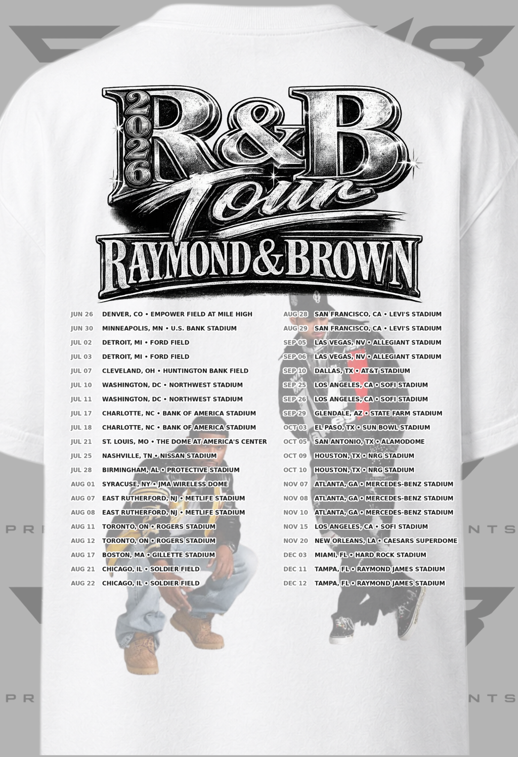 R&B Tour Graphic Tee (C)