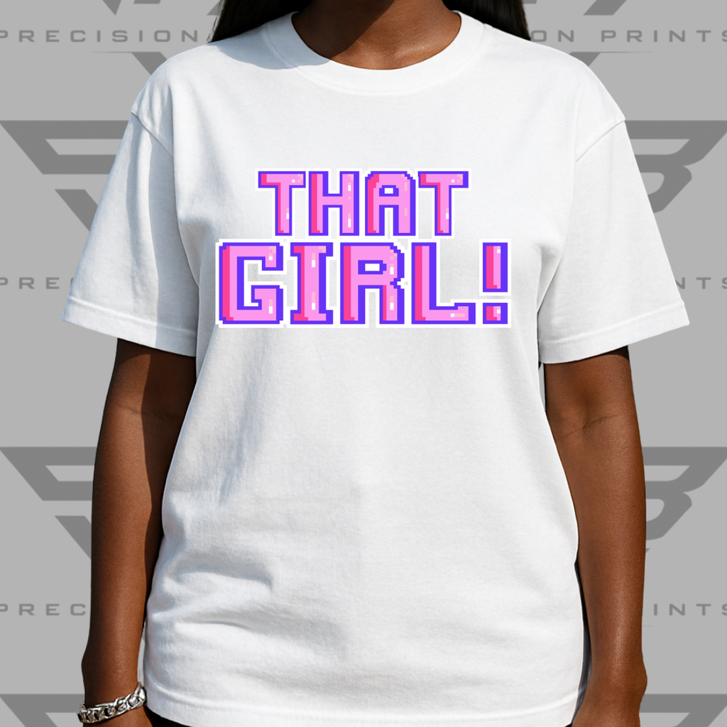 That Girl! Retro Pixel Graphic Tee
