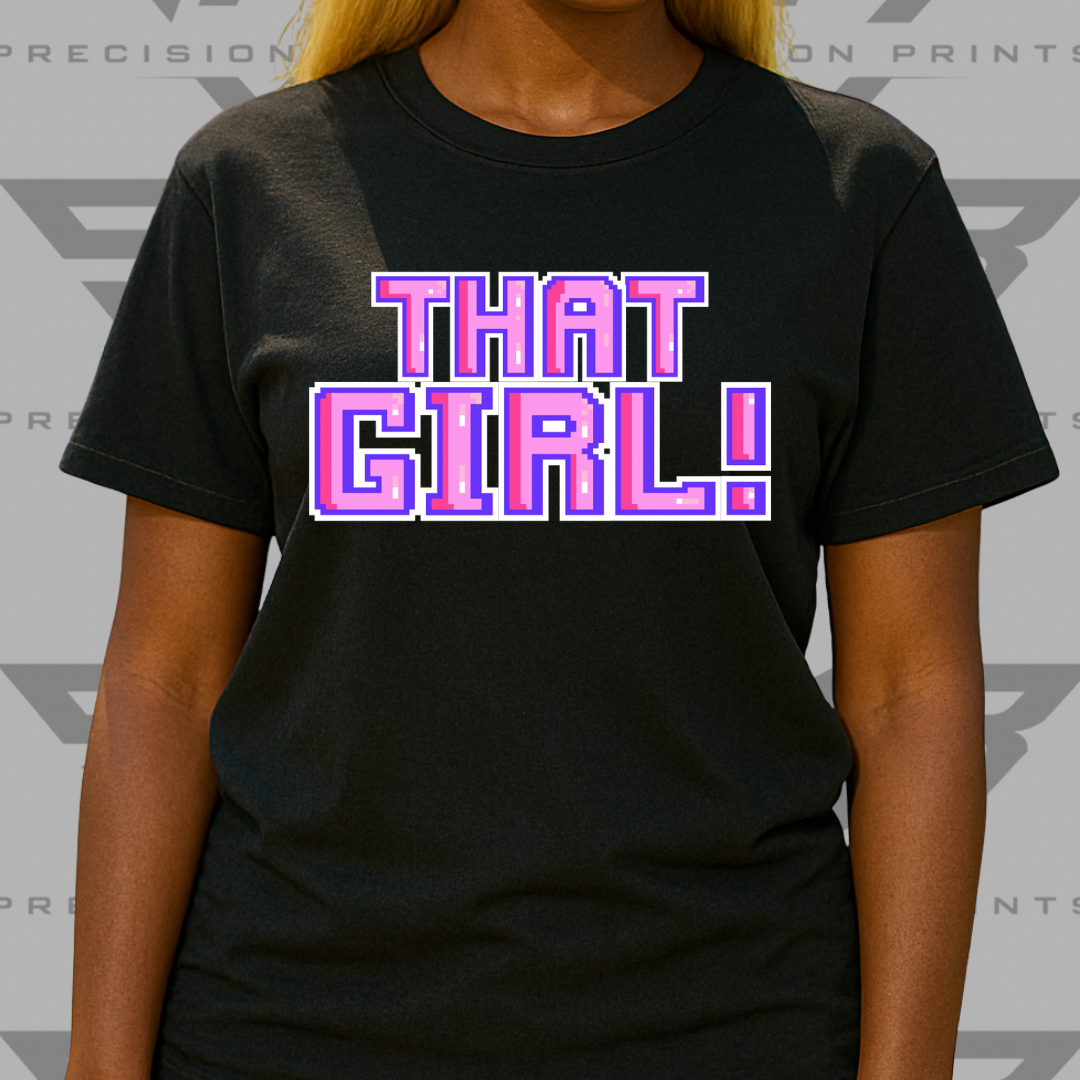 That Girl! Retro Pixel Graphic Tee