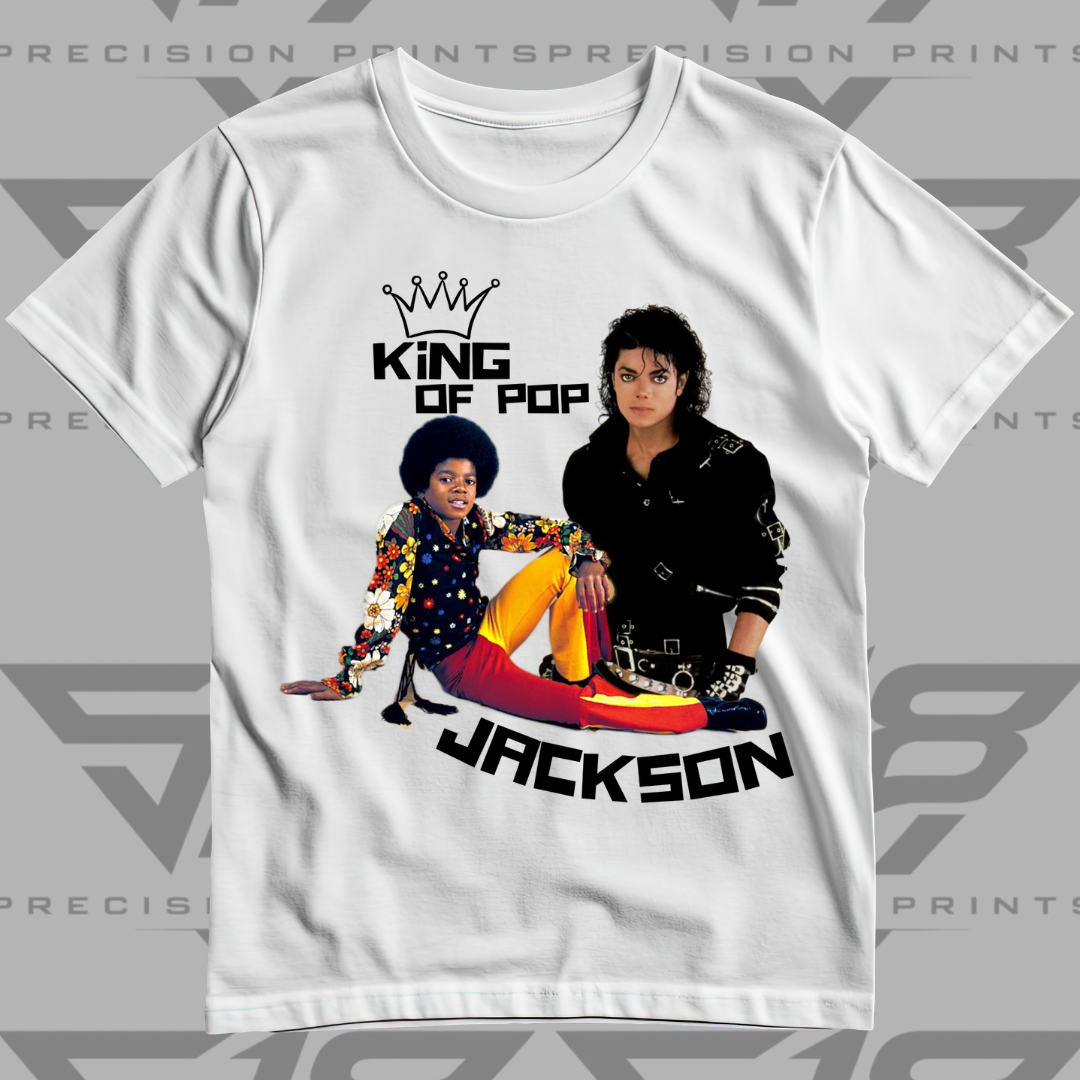 King of Pop Michael Jackson Graphic T-Shirt | Vintage Music Tribute Tee | Unisex Retro Concert Style Shirt | MJ Fan Gift