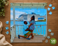 Personalized Photo Puzzle | Custom Picture Puzzle | 120 Piece Rectangle Jigsaw Puzzle | Memorial Gift | Family Keepsake | Anniversary Gift